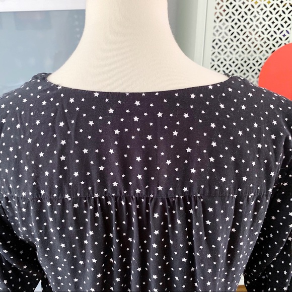 Abercrombie & Fitch Starry Tie Front Crop Top - Picture 6 of 8